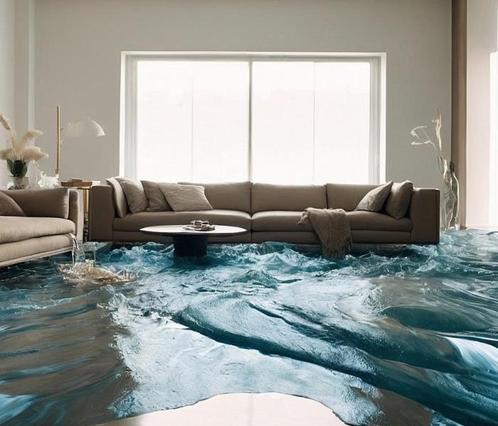 Flood in home